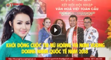 Ca sĩ - doanh nhân Amy Lê Anh khởi động cuộc thi Nữ hoàng và Nam vương Doanh nhân quốc tế năm 2018