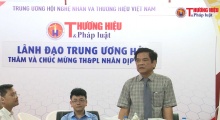 TW Hội Nghệ nhân và Thương hiệu Việt Nam thăm và chúc mừng TCĐT Thương hiệu và Pháp luật nhân ngày 21/6