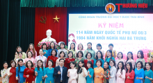 Đại học Y Dược Thái Bình tổ chức kỷ niệm 114 năm ngày Quốc tế phụ nữ 8/3 