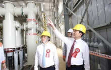 Đại tướng Phan Văn Giang dự Lễ ra mắt sản phẩm nhôm thỏi đầu tiên của Việt Nam