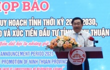 Tỉnh Ninh Thuận công bố Quy hoạch tỉnh thời kỳ 2021-2030, tầm nhìn đến 2050