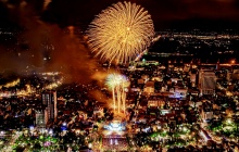 Hải Phòng bắn pháo hoa 2 điểm chào đón năm mới 2026