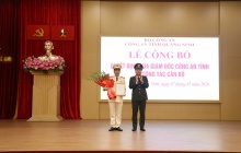 Công an tỉnh Quảng Ninh công bố các quyết định về công tác cán bộ