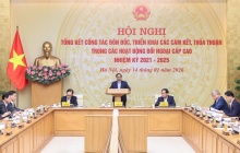 Thủ tướng yêu cầu xây dựng KPI để đánh giá tình hình ký kết, triển khai các cam kết quốc tế