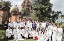 Trồng cây bồ đề hạnh phúc - ước nguyện bình an của 80 cặp đôi tham gia 'Vietnam Happy Fest 2025'