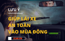 Những thói quen tai hại khi lái xe vào mùa đông