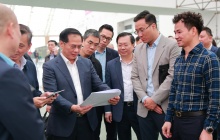 Phó Thủ tướng Bùi Thanh Sơn kiểm tra công tác chuẩn bị cho Hội chợ mùa Xuân 2026