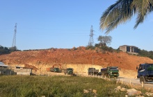 Khánh Hòa: Bắt quả tang khai thác, vận chuyển đất trái phép quy mô lớn tại xã Diên Lạc