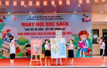 Ngày hội đọc sách ở Trường Tiểu học thị trấn Yên Viên: Lan tỏa văn hóa đọc từ những điều giản dị