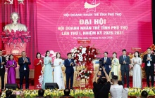 Đại hội Hội Doanh nhân trẻ tỉnh Phú Thọ lần thứ I, nhiệm kỳ 2026 – 2031 với chủ đề “Hội nhập - Vươn mình - Phát triển”