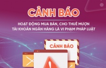Cảnh báo tình trạng mua bán, cho thuê tài khoản ngân hàng