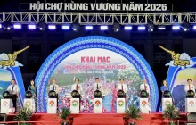 Phú Thọ: Khai mạc Hội chợ Hùng Vương thu hút gần 400 gian hàng 