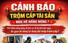 Ninh Bình: Cảnh giác tội phạm trộm cắp tài sản dịp hè