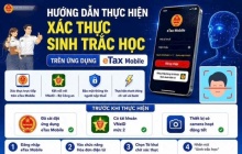  Đối tượng nào phải xác thực sinh trắc học trên phần mềm eTax Mobile?