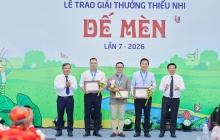 Lễ trao Giải thưởng Thiếu nhi Dế Mèn: Vinh danh những 'Hiệp sĩ' của tuổi thơ