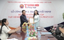 Nhà báo Khổng Nhung được bổ nhiệm làm Tổng biên tập Tạp chí điện tử Thương hiệu và Pháp luật