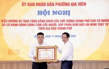 Hải Phòng: Thanh niên dũng cảm cứu người nhận Bằng khen của Thủ tướng Chính phủ