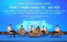 Hội thảo khoa học phát triển KT-XH dựa trên KHCN và đổi mới sáng tạo: Lý luận, thực tiễn và kinh nghiệm Hải Phòng
