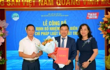 Ông Phan Văn Lâm được bổ nhiệm làm Tổng Biên tập Tạp chí Pháp luật và Phát triển
