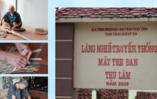 Lặng lẽ giữ hồn cốt nghề mây tre đan ở Thái Nguyên