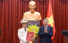 Thứ trưởng Bộ Công an Đặng Hồng Đức được thăng quân hàm Thượng tướng