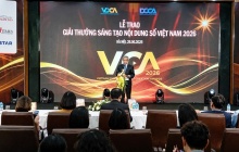 VCA 2026: Tôn vinh sáng tạo, kiến tạo hệ sinh thái nội dung số Việt Nam