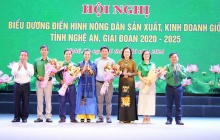 Nghệ An biểu dương 130 hộ nông dân sản xuất, kinh doanh giỏi tiêu biểu