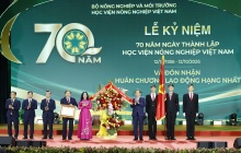 Chủ tịch Quốc hội Trần Thanh Mẫn dự Lễ kỷ niệm 70 năm Học viện Nông nghiệp Việt Nam