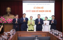 Bộ Văn hóa, Thể thao và Du lịch điều động, bổ nhiệm nhiều cán bộ lãnh đạo