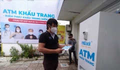 Hôm nay 'ATM khẩu trang' miễn phí đầu tiên đi vào hoạt động tại TP HCM