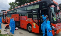 Ninh Thuận đón 194 người dân trở về từ TP Hồ Chí Minh