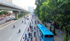 Hà Nội: Sẽ xử lý nghiêm phương tiện đi sai làn trên đường Nguyễn Trãi