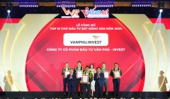 Văn Phú – Invest lần thứ 2 liên tiếp lọt vào danh sách Top 10 chủ đầu tư bất động sản