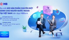 MB ra mắt dịch vụ dành cho người nước ngoài trên App MBBank