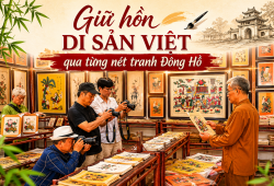 Nghệ nhân Ưu tú Nguyễn Đăng Chế - Người “đánh thức” sức sống mới cho tranh Đông Hồ
