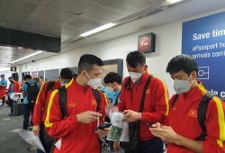 Đội tuyển bóng đá Việt Nam đã đến Australia