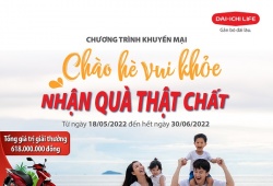 Dai-ichi Life Việt Nam triển khai chương trình khuyến mại “Chào hè vui khỏe – Nhận quà thật chất”