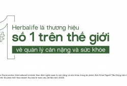 Thương hiệu Herbalife Việt Nam đạt giải thưởng “Sản phẩm Vàng vì sức khỏe cộng đồng năm 2023”