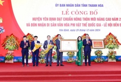 Thanh Hóa: Huyện Yên Định được công nhận huyện đạt chuẩn nông thôn mới nâng cao