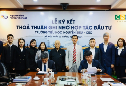 Tập đoàn CEO và Trường Tiểu học Nguyễn Siêu hợp tác phát triển giáo dục