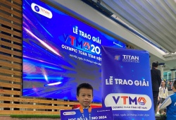Nguyễn Quang Vinh - cậu học trò lớp 4 mang lá cờ Việt Nam vươn tầm quốc tế