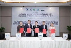 Vinenergo, Vinfast, V- Green và Xanh SM hợp tác với IDICO “ Xanh hóa” các khu công nghiệp