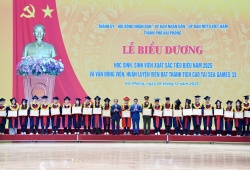 Hải Phòng biểu dương học sinh, sinh viên, vận động viên tiêu biểu 