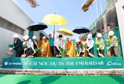 Lê Phong Group cất nóc dự án Khu căn hộ cao cấp The Emerald 68