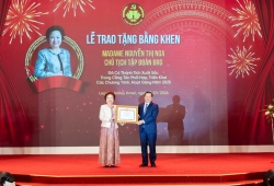 Tập đoàn BRG vinh dự được trao tặng Bằng khen của Ban Tuyên giáo và Dân vận Trung ương