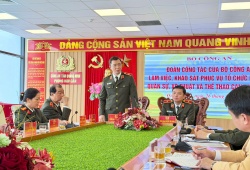 Bộ Công an khảo sát chuẩn bị cho Hội thao quân sự, võ thuật và thể thao CAND năm 2026