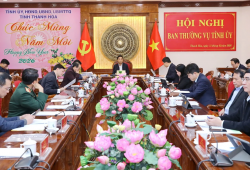 Ban Thường vụ Tỉnh ủy Thanh Hóa cho ý kiến về một số nội dung thuộc thẩm quyền