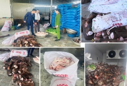 Thanh Hóa: Bắt gần 6 tấn thực phẩm hôi thối chuẩn bị tuồn vào thị trường 