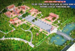 Nghệ An: Phê duyệt dự án tu bổ, tôn tạo Di tích lịch sử Chùa Song Ngư với tổng vốn hơn 31 tỷ đồng