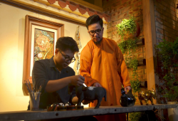 “Dòng chảy sơn mài Việt” tại phố cổ: Đánh thức di sản, kết nối sáng tạo đương đại